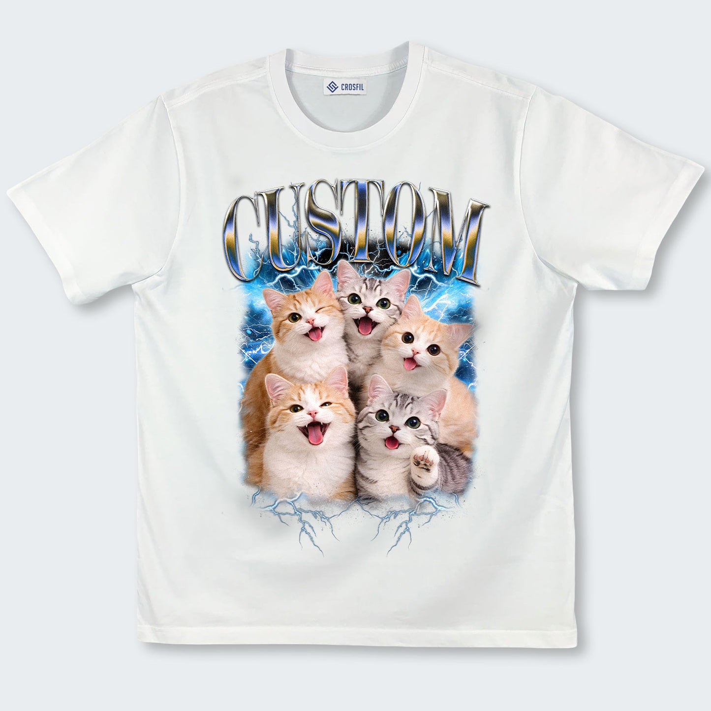Custom Cat T-Shirt – Personalized Pet Tee - 130226