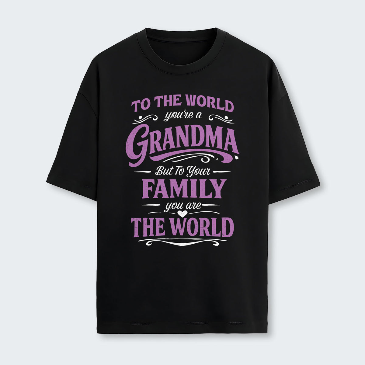 To The World You’re A Grandma But To Your Family You Are The World T-Shirt 190126