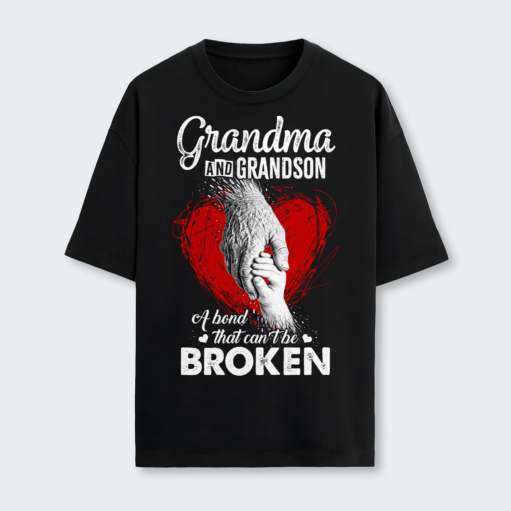 Grandma And Grandson A Bond That can't Be Broken T-Shirt 060126
