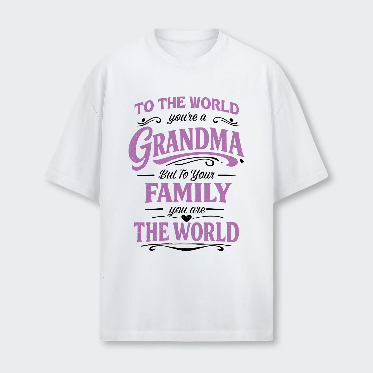 To The World You’re A Grandma But To Your Family You Are The World T-Shirt 190126