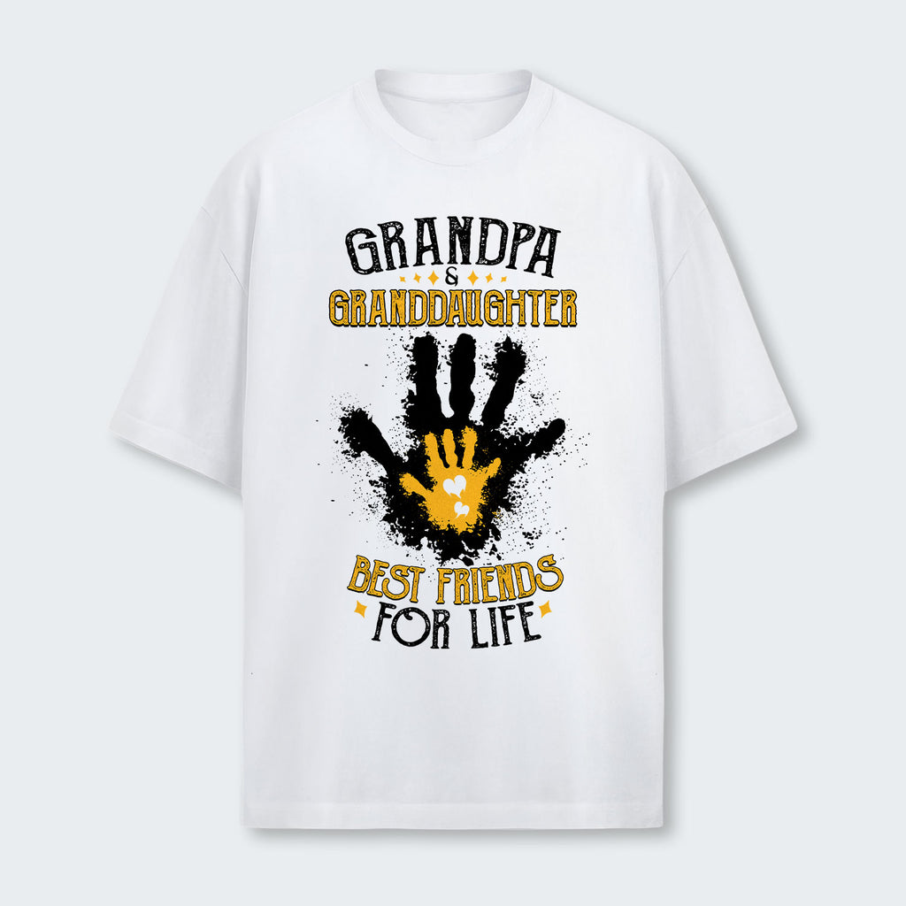 Grandpa & Granddaughter Best Friends For Life T-Shirt 020126