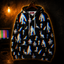 Crosfil Bad Footage Hoodie — Glitch Cryptid Bigfoot & Alien Print