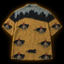 Crosfil Familiar Hawaiian Shirt — Folk Horror Black Cat Print