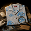 Crosfil First Click Hawaiian Shirt — Pixel Creation Street Art Print