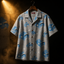 Crosfil First Click Hawaiian Shirt — Pixel Creation Street Art Print