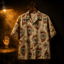 Crosfil Fortune Hawaiian Shirt — Occult Eye & Hands Aloha Print