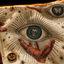 Crosfil Fortune Hawaiian Shirt — Occult Eye & Hands Aloha Print