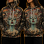Crosfil Fruiting Body Hoodie — Psychedelic Mushroom Head Art Print