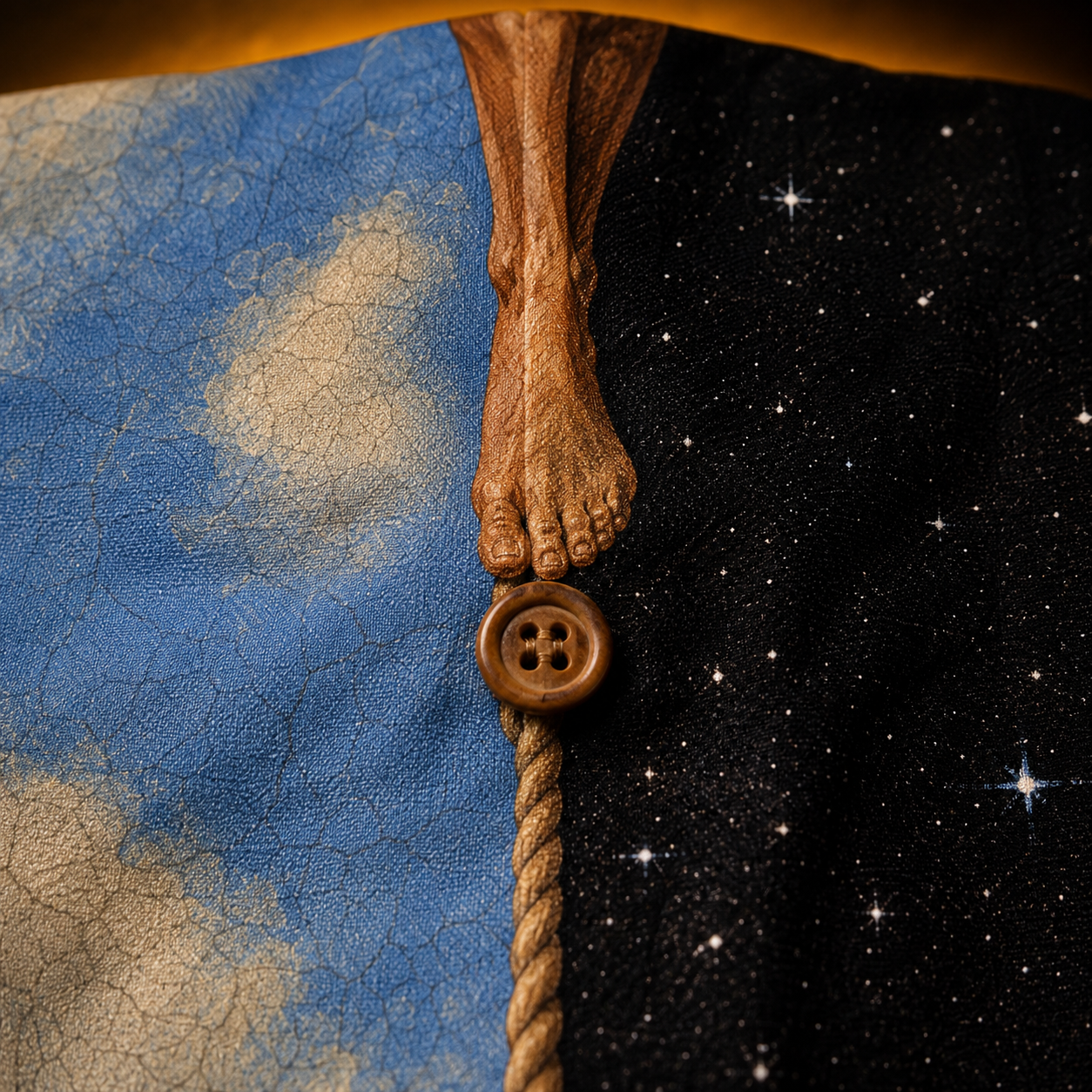 Crosfil Halfway Hawaiian Shirt — Day & Night Tightrope Art Print