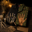 Crosfil Show of Hands Hawaiian Shirt — Life & Death Split Print