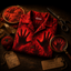 Crosfil The Lining Hawaiian Shirt — Trapped Hands Red Horror Print