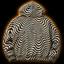 Crosfil Trance Hoodie — Hypnotic Op Art Eye All-Over Print