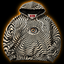 Crosfil Trance Hoodie — Hypnotic Op Art Eye All-Over Print