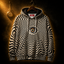 Crosfil Trance Hoodie — Hypnotic Op Art Eye All-Over Print