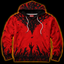Crosfil Welcome Home Hoodie — Red Horror Hands All-Over Print