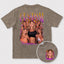 Custom Face Photo Wash T-Shirt – Personalized Face Tee - 160226
