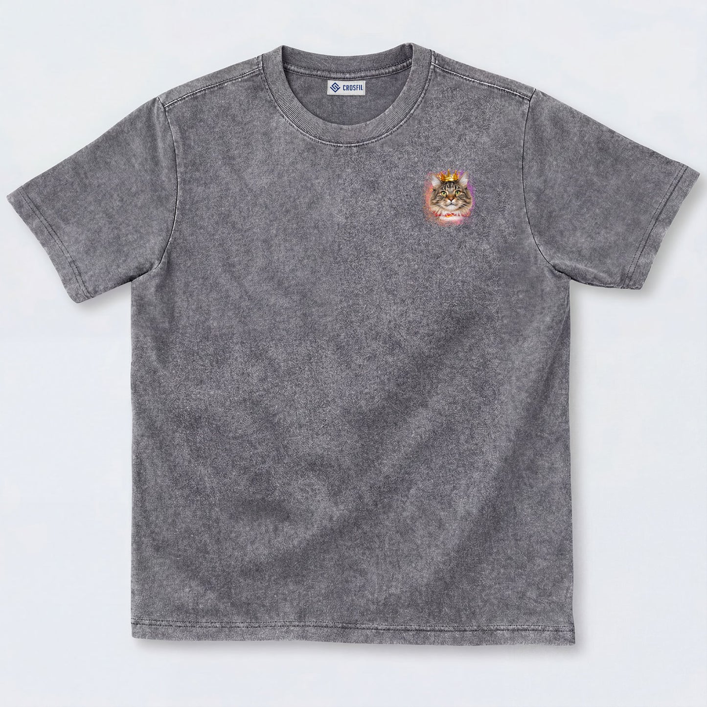 Custom Cat Wash T-Shirt – Personalized Pet Portrait Tee - 150526