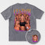 Custom Face Photo Wash T-Shirt – Personalized Face Tee - 160226