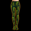 Cthulhu Necropolis Footed Tights — Sea Monster Graveyard Print