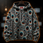 Crosfil Double Vision Hoodie — 3D Anaglyph Eyeball Optical Print
