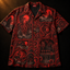 Drowned Pages Hawaiian Shirt — Grimoire Patchwork Print
