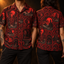 Drowned Pages Hawaiian Shirt — Grimoire Patchwork Print