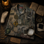 Crosfil The Evidence Wall Hawaiian Shirt — Cryptid Patch & Polaroid Print