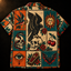 Flash Sheet No. 13 Hawaiian Shirt — Traditional Tattoo Print