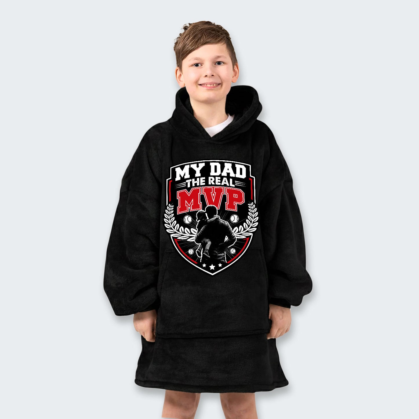 My Dad, The Real MVP. Hoodie Blanket 580126