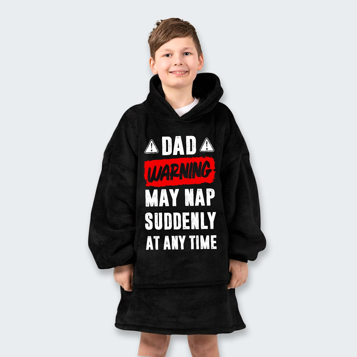 Dad Warning May Nap Suddenly At Any Time Hoodie Blanket 400126