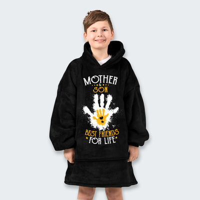 Mother & Son Best Friends For Life Hoodie Blanket 200126