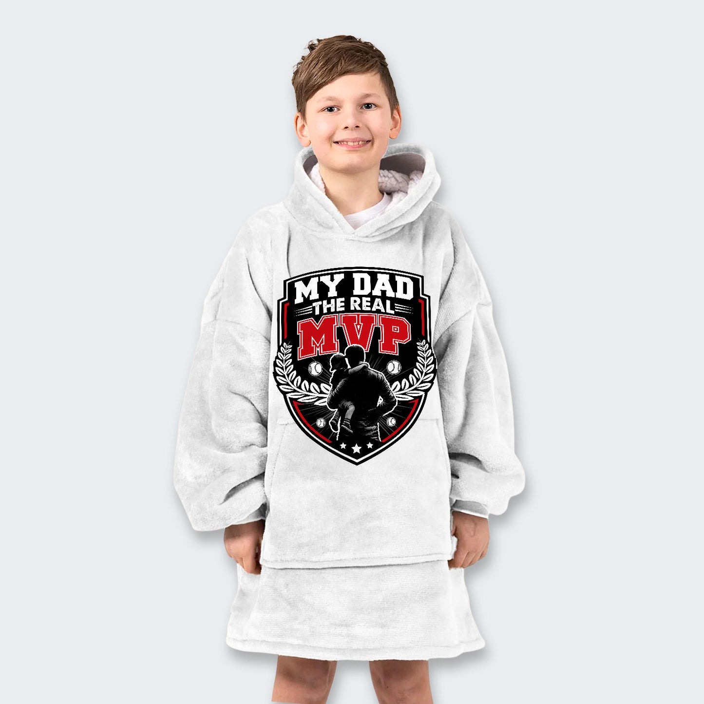 My Dad, The Real MVP. Hoodie Blanket 580126