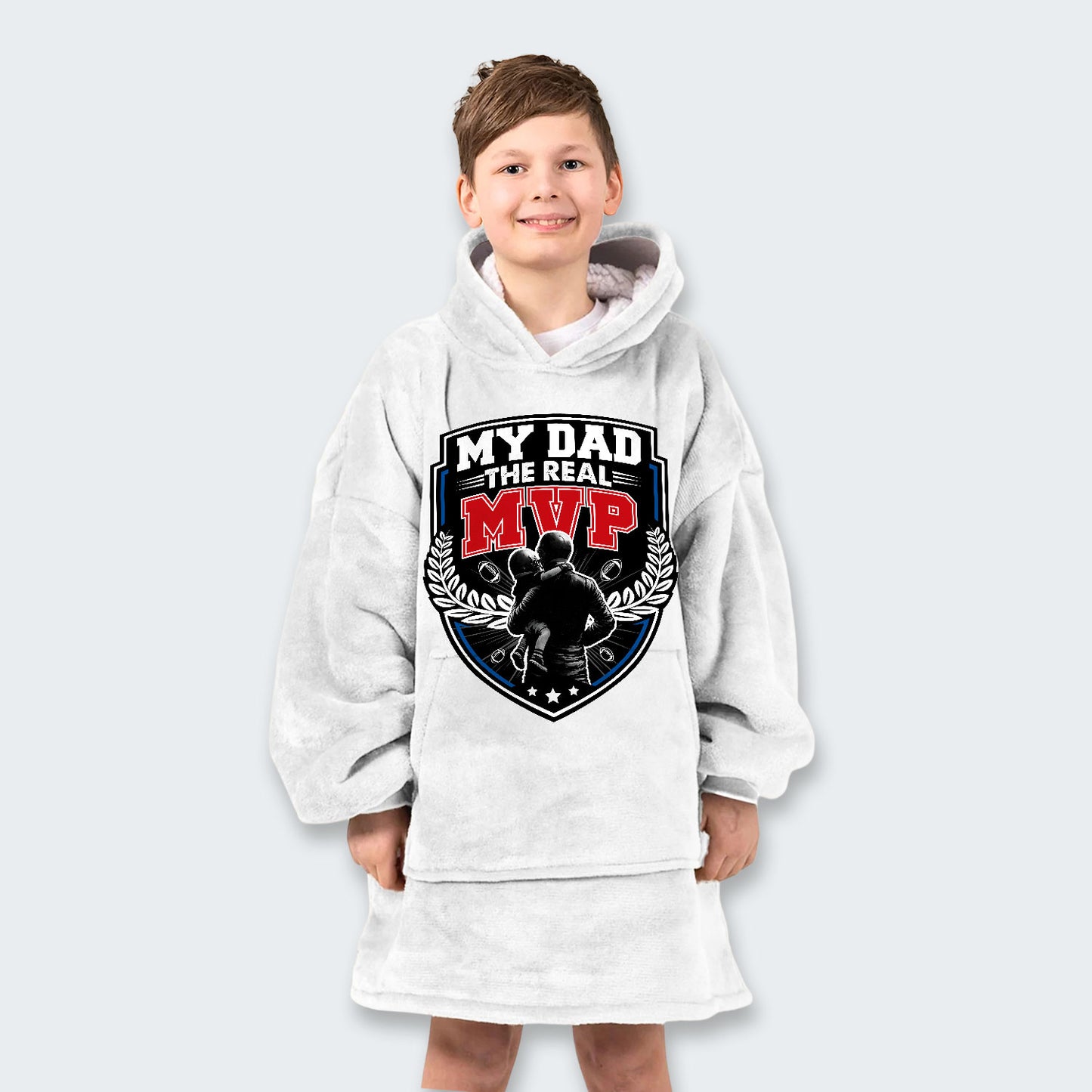 My Dad, The Real MVP. Hoodie Blanket 570126