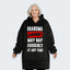 Grandma Warning May Nap Suddenly At Any Time Hoodie Blanket 390126
