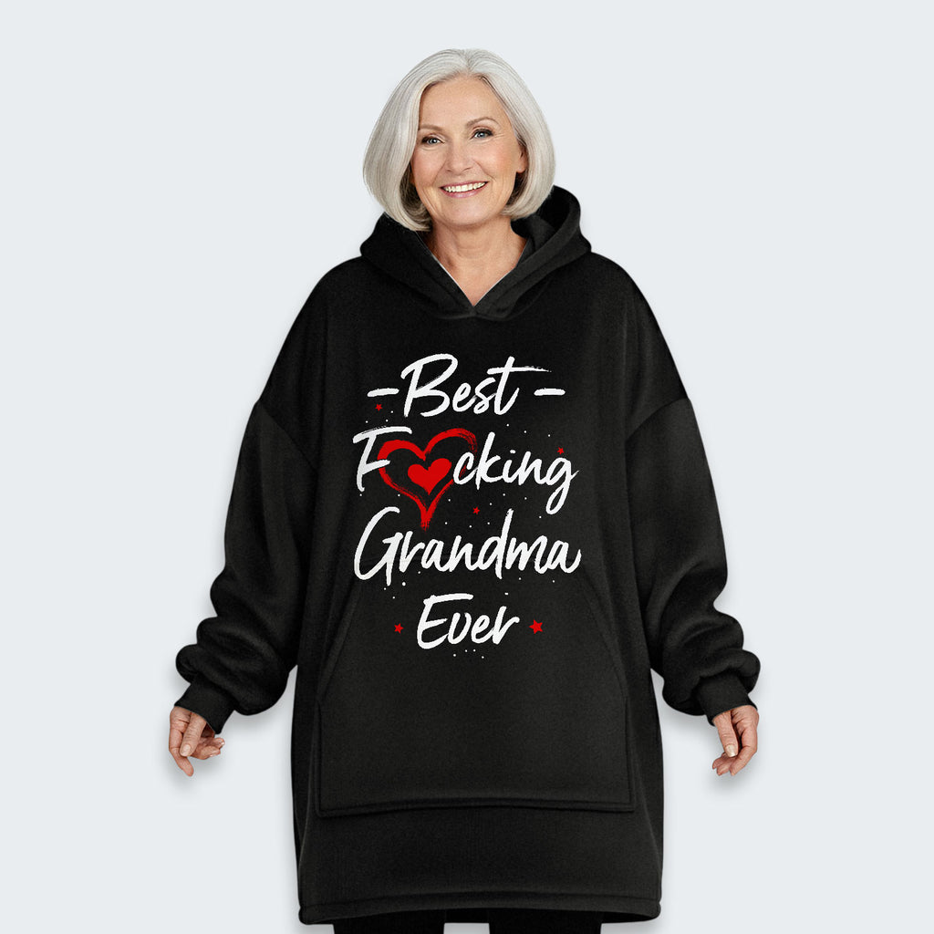 Best Grandma Ever Hoodie Blanket 410126