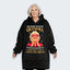 I Never Dreamed I'd Be This Crazy Grandma Hoodie Blanket 050126