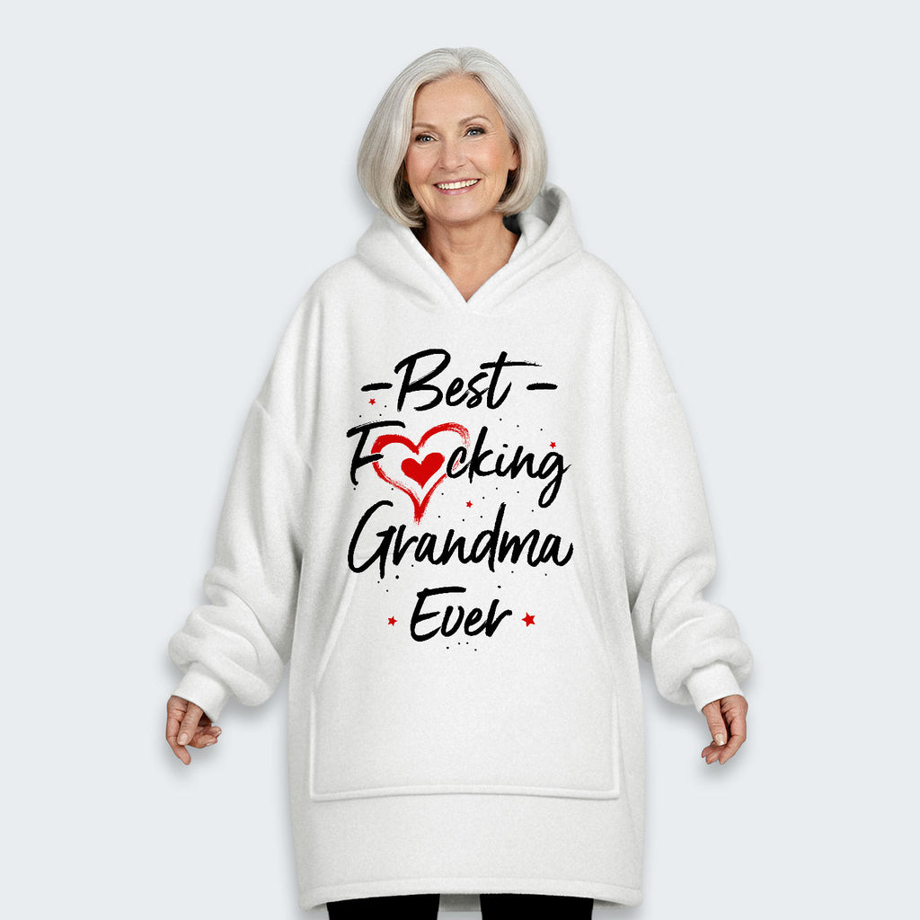 Best Grandma Ever Hoodie Blanket 410126