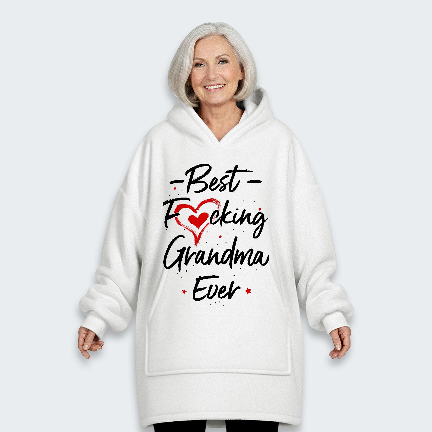 Best Grandma Ever Hoodie Blanket 410126