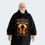 I'm A Dad Grandpa A Great Grandpa Nothing Scares Me Hoodie Blanket 300126