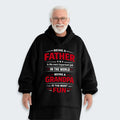 Being A Father Is The Most Important Job In The World Hoodie Blanket 260126