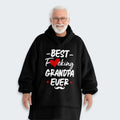 Best Grandpa Ever Hoodie Blanket 420126