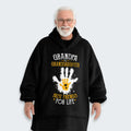 Grandpa & Granddaughter Best Friends For Life Hoodie Blanket 020126