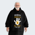 Grandpa & Grandson Best Friends For Life Hoodie Blanket 020126