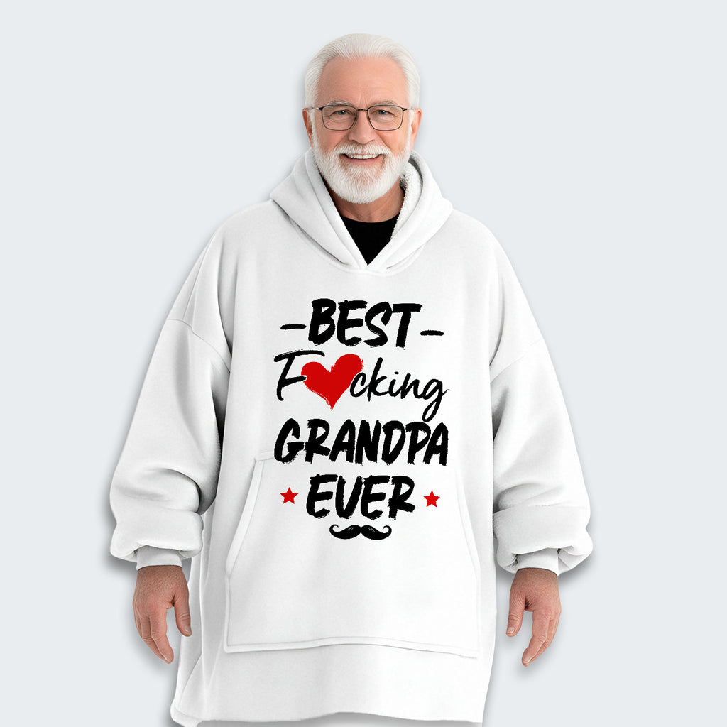 Best Grandpa Ever Hoodie Blanket 420126