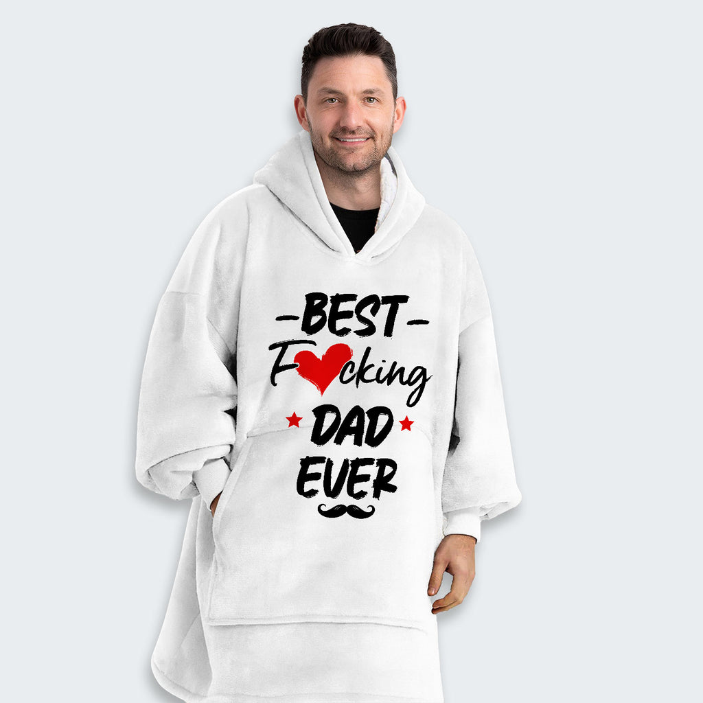 Best Dad Ever Hoodie Blanket 420126