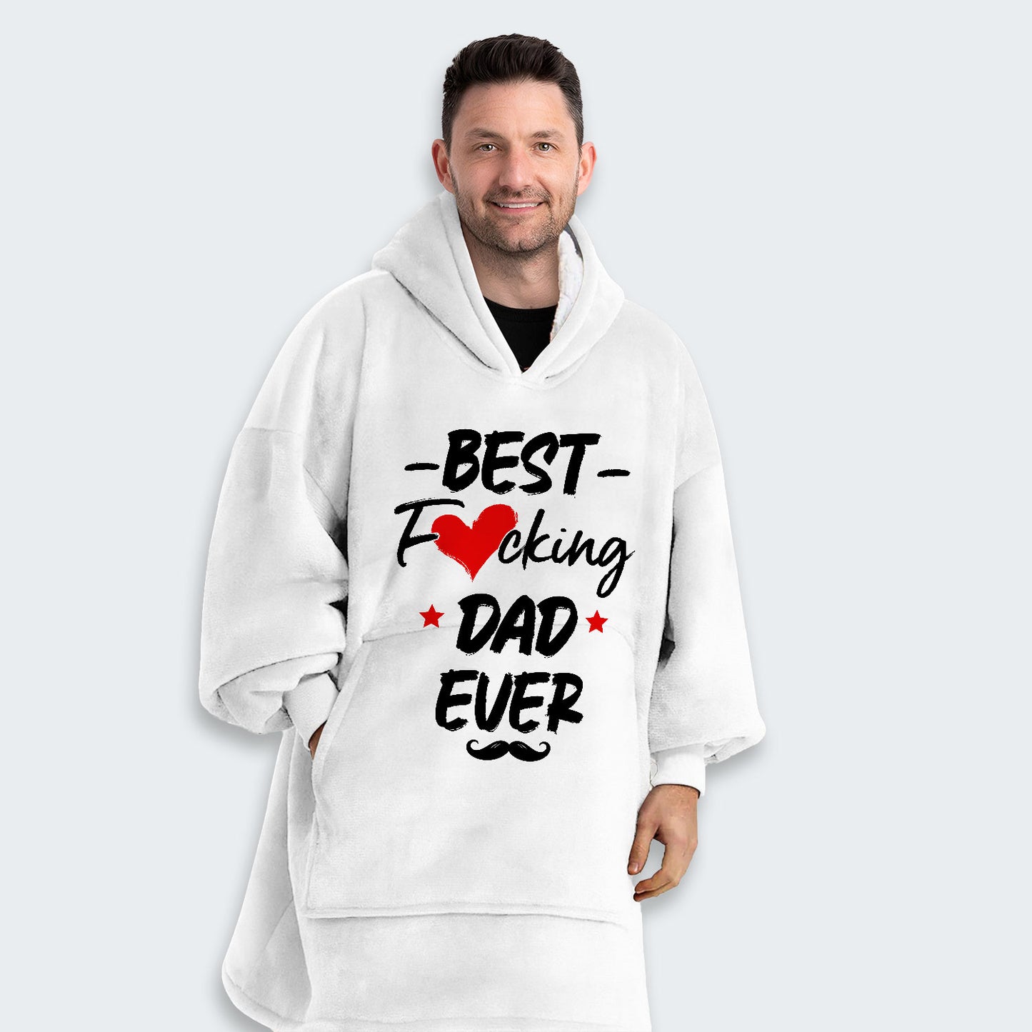 Best Dad Ever Hoodie Blanket 420126