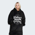 Happiness Is Being A Grandma Hoodie Blanket 370126