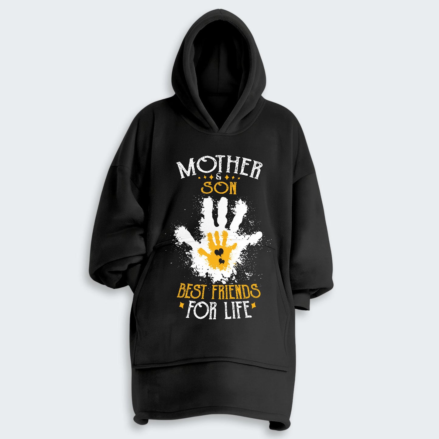 Mother & Son Best Friends For Life Hoodie Blanket 200126