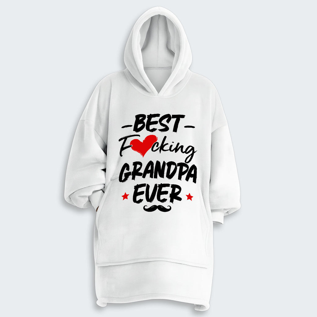 Best Grandpa Ever Hoodie Blanket 420126