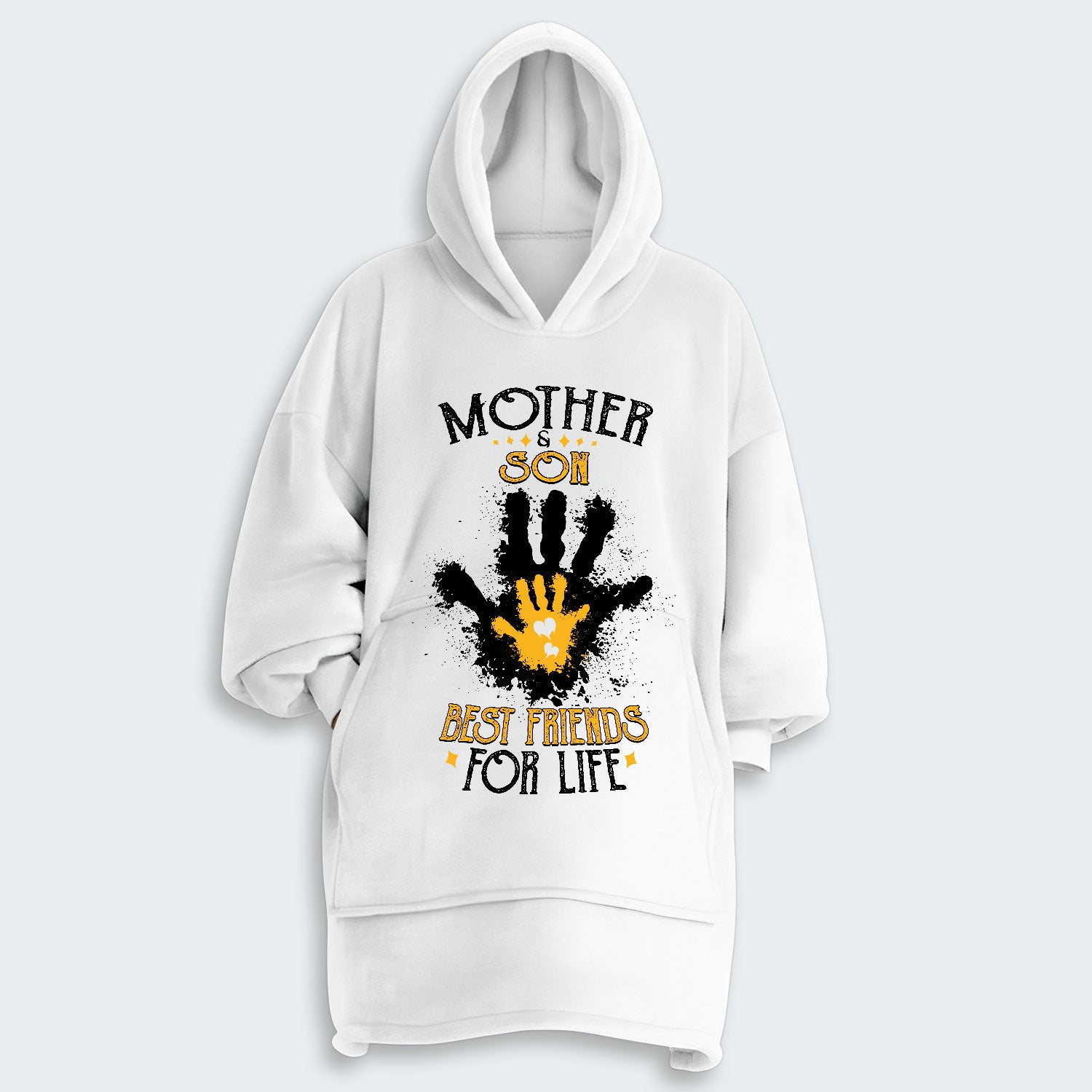 Mother & Son Best Friends For Life Hoodie Blanket 200126